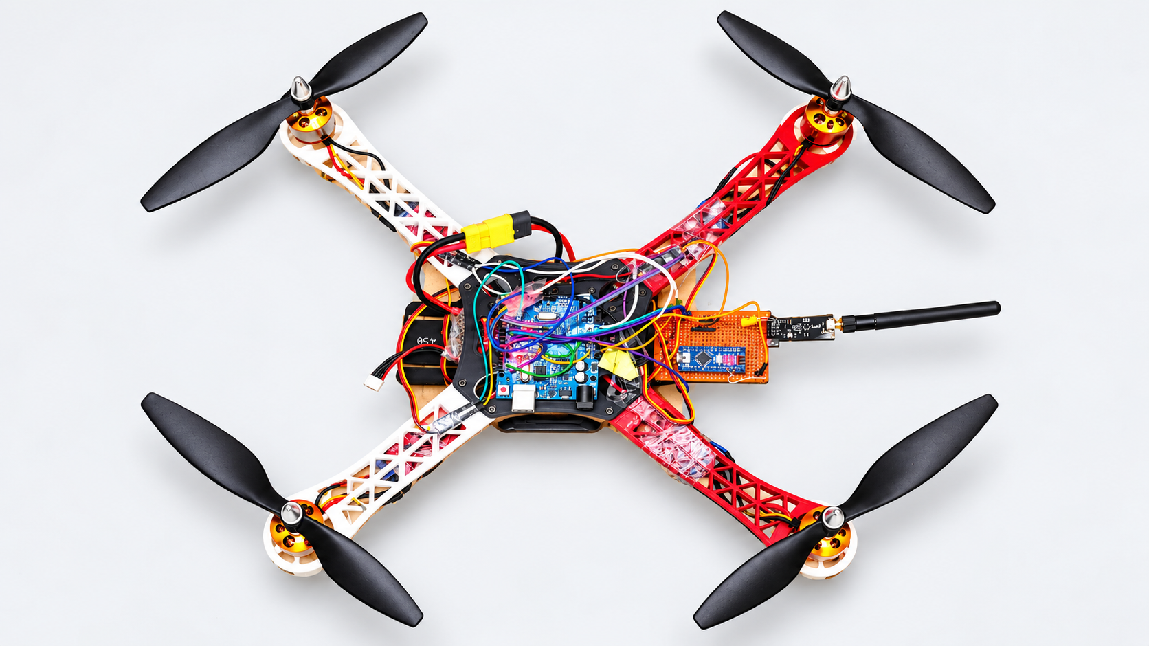 DIY Arduino Drone: nRF24 Remote, Receiver & Flight Controller Bring-Up (Wiring, Test Code, Fixes)
